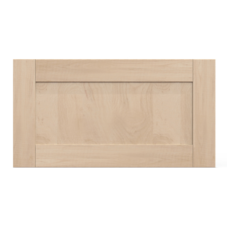 Façade chêne massif brut larg. 80cm x H42.5cm