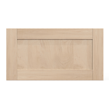 Façade chêne massif brut larg. 80cm x H42.5cm