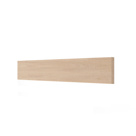 Plinthe chêne massif brute larg. 225cm x H14cm