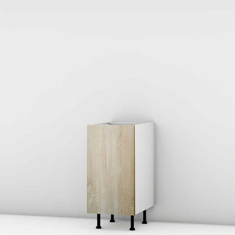 Meuble bas chêne clair larg. 40cm x H71.5cm