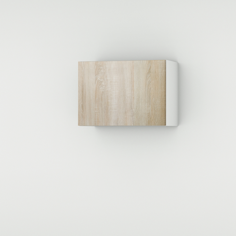 Meuble haut chêne clair larg. 60cm x H42.8cm