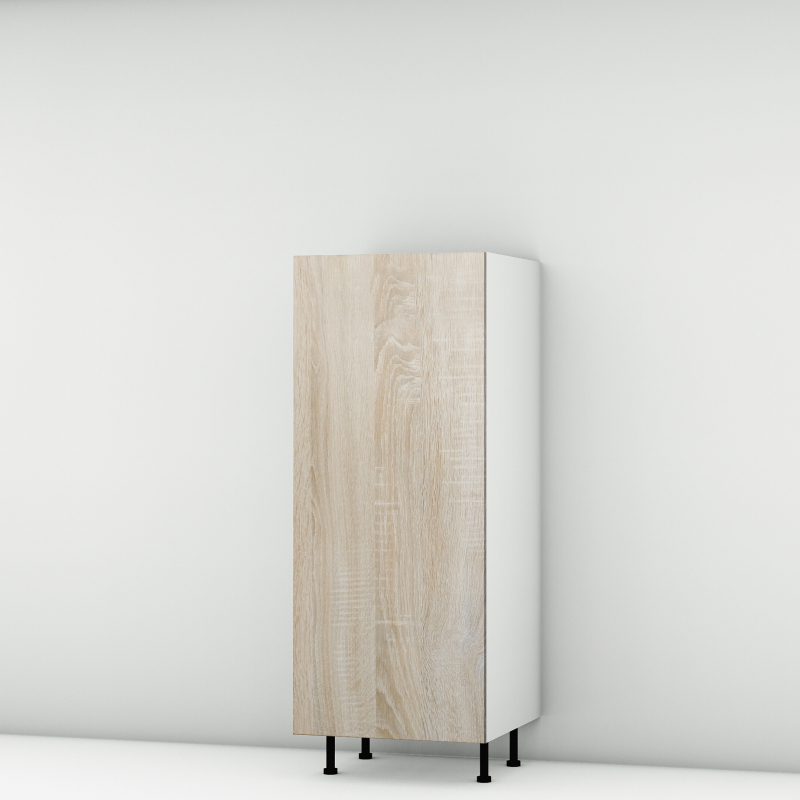 Colonne chene clair 1 porte larg. 60cm x H142.6cm