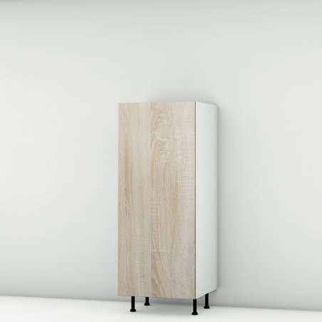 Colonne chene clair 1 porte larg. 60cm x H142.6cm