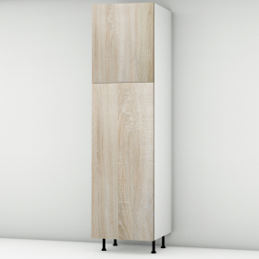 Colonne chêne clair 2 portes L60cm x H213.8cm