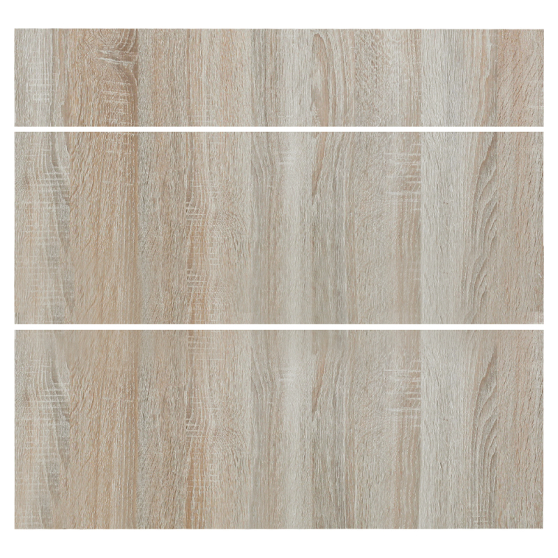 Façade chêne foncé 3 Tiroirs larg. 80cm x H71cm