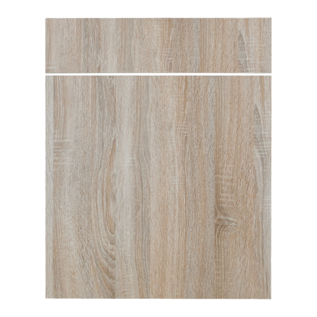 Façade chêne foncé Porte + Tiroir larg. 60cm x H71cm