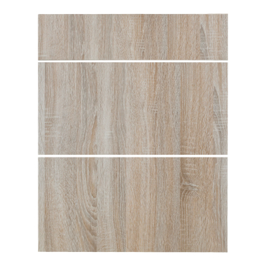 Façade chêne foncé Tiroirs larg. 60cm x H71cm