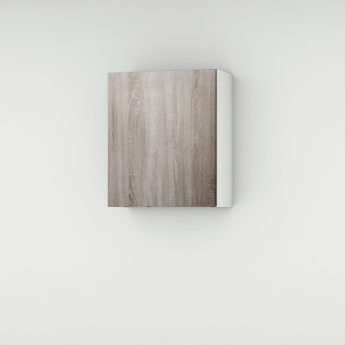 Meuble haut chêne foncé larg. 60cm x H71.5cm