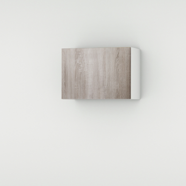 Meuble haut chêne foncé larg. 60cm x H42.8cm