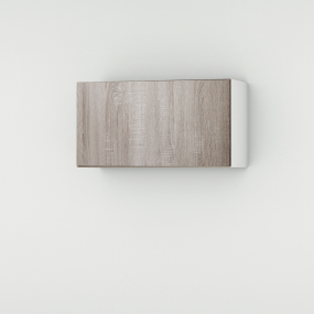 Meuble haut chêne foncé larg. 80cm x H42.8cm