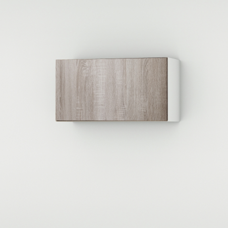 Meuble haut chêne foncé larg. 80cm x H42.8cm