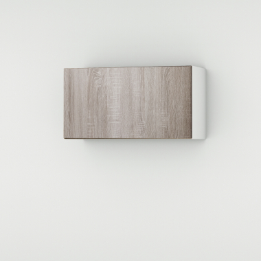 Meuble haut chêne foncé larg. 80cm x H42.8cm