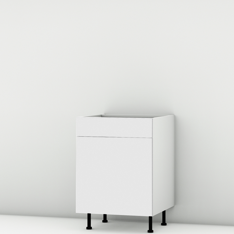 Meuble bas Epure Porte + Tiroir larg. 60cm x H71.5cm