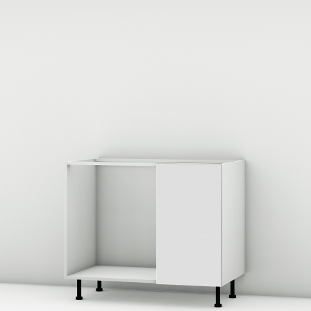 Meuble bas d'angle Epure 1 porte 40cm larg. 100cm x H71.5cm