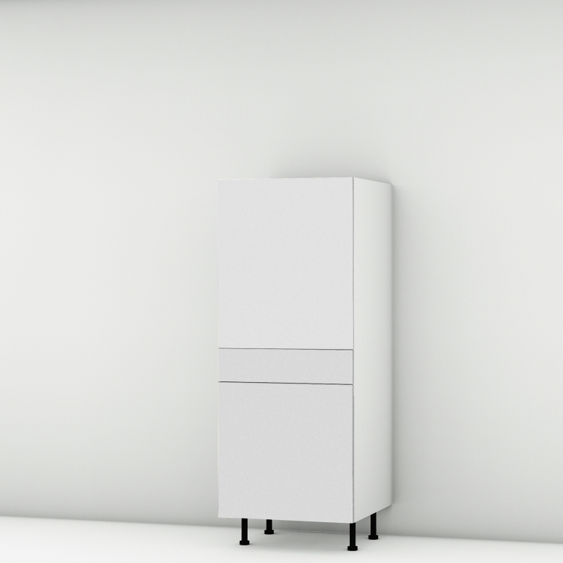 Colonne Epure 1 porte - 1 porte+tiroir larg. 60cm x H142.6cm