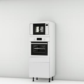 Colonne Epure 1 MO - 1 four - 1 tiroir larg. 60cm x H156.6cm