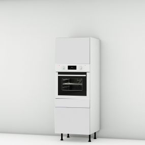 Colonne Epure 1 porte ouvrante - 1 four - 1 tiroir larg. 60cm x H156.6cm