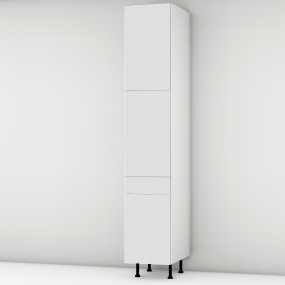 Colonne Epure 2 portes - 1 porte+tiroir larg. 40cm x H213.8cm