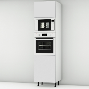 Colonne Epure 1 porte - 1 four - 1MO - 1 porte larg. 60cm x H213.8cm