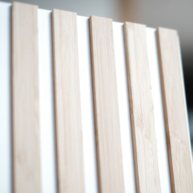 Façade décorative Tasseaux blanche larg. 40cm x H71cm