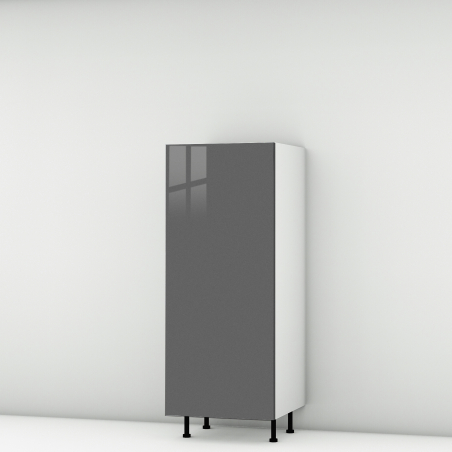 Colonne grise brillante 1 porte larg. 60cm x H142.6cm
