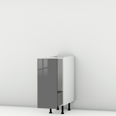 Meuble bas Perla coulissant larg. 30cm x H71.5cm