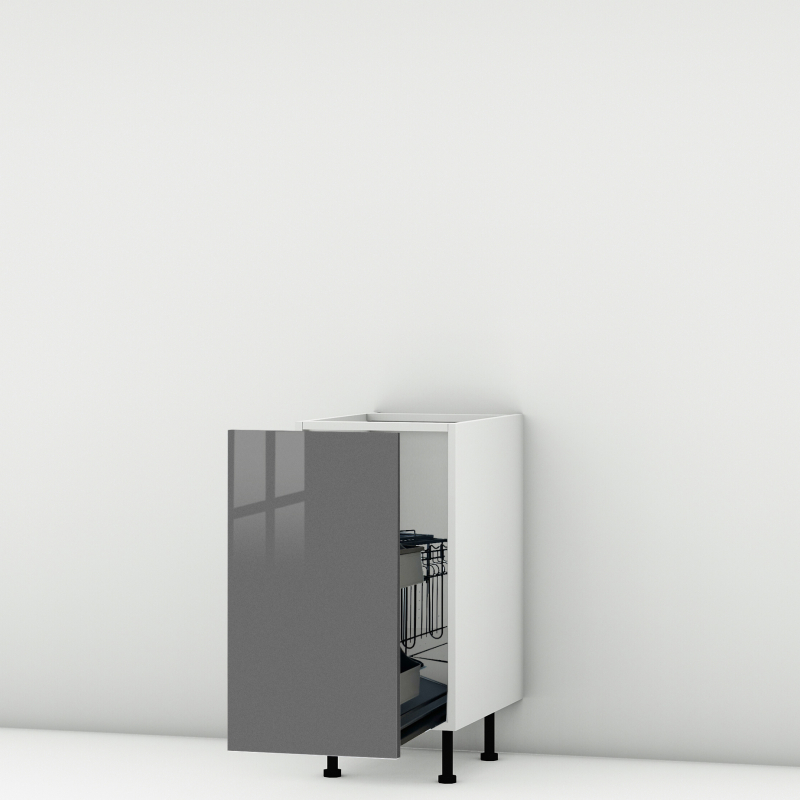 Meuble bas Perla coulissant larg. 40cm x H71.5cm