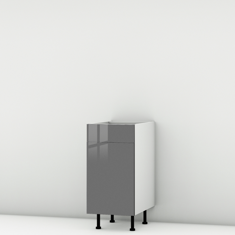 Meuble bas Perla Porte + Tiroir larg. 40cm x H71.5cm