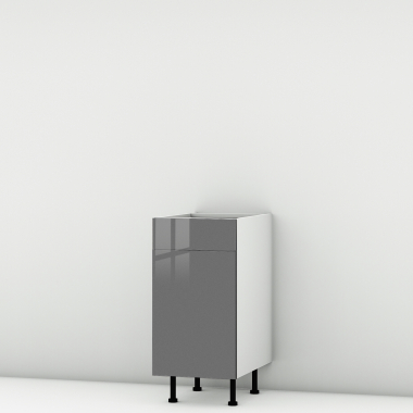 Meuble bas Perla Porte + Tiroir larg. 40cm x H71.5cm