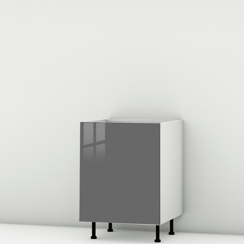 Meuble bas sous évier Perla larg. 60cm x H71.5cm