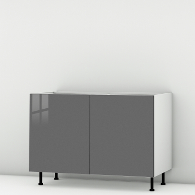 Meuble bas Perla 2 portes larg. 120cm x H71.5cm