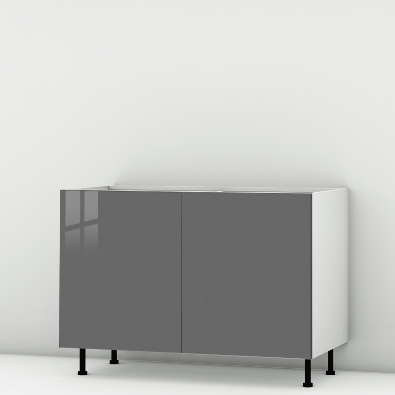 Meuble bas sous évier Perla larg. 120cm x H71.5cm