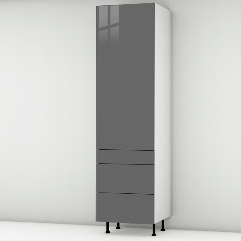 Colonne Perla 1 porte - 3 tiroirs larg. 60cm x H213.8cm