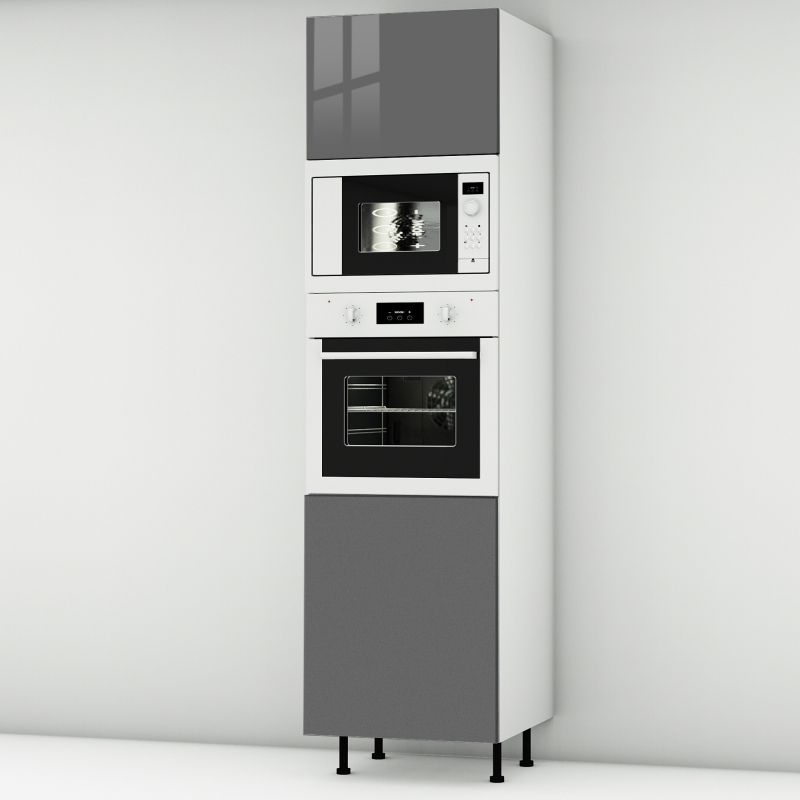 Colonne Perla 1 porte - 1 four - 1MO - 1 porte larg. 60cm x H213.8cm