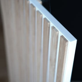 Meuble bas façade Tasseaux blanche larg. 60cm x H71.5cm