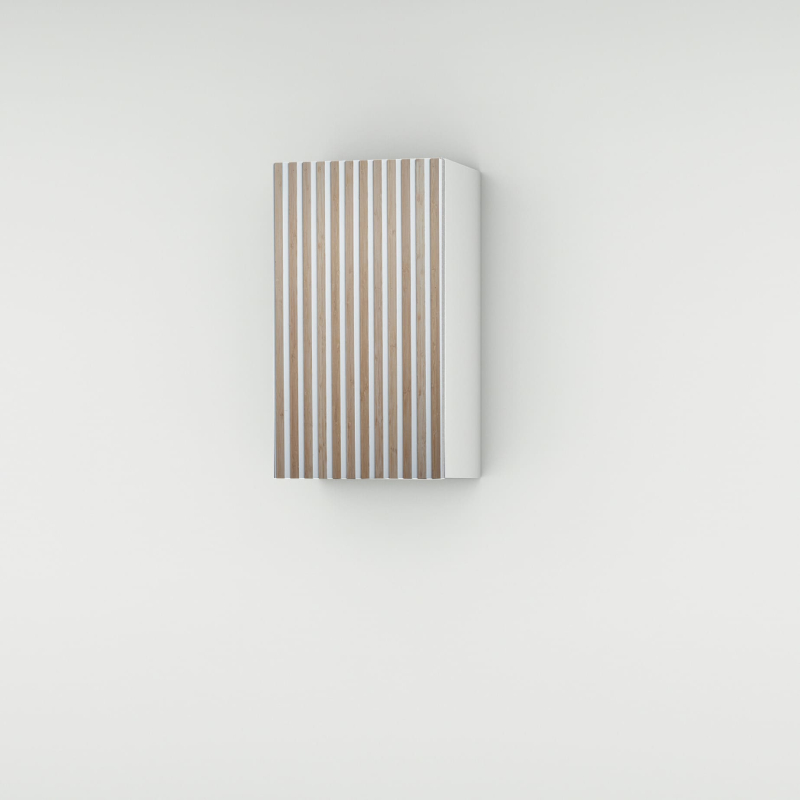 Meuble haut façade Tasseaux blanche larg. 40cm x H71.5cm