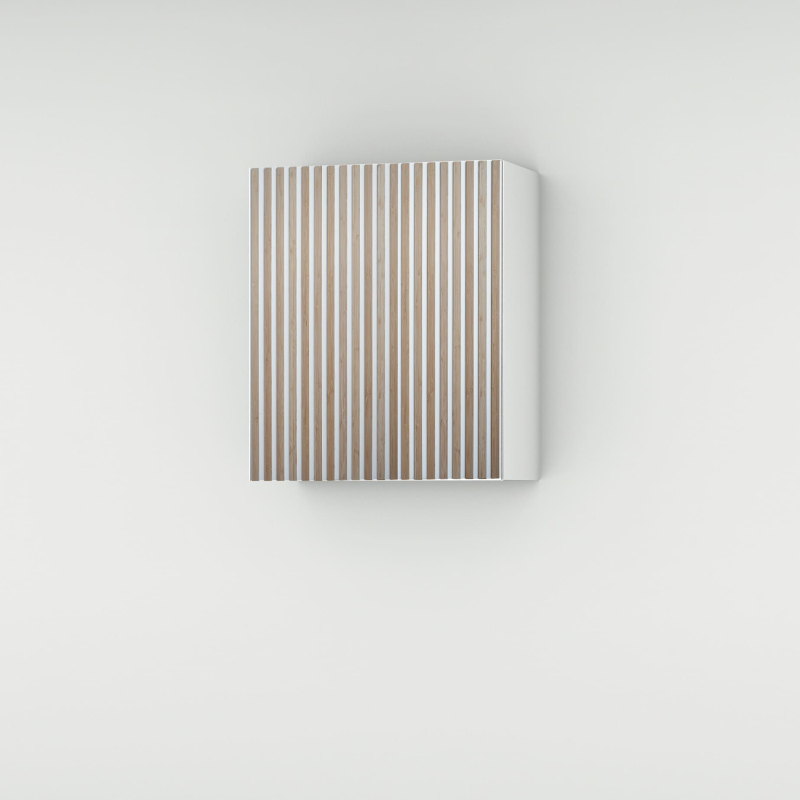 Meuble haut façade Tasseaux blanche larg. 60cm x H71.5cm