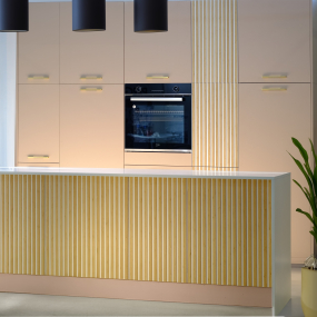 Meuble bas façade Tasseaux blanche larg. 60cm x H71.5cm