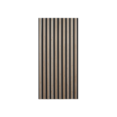 Meuble bas d'angle 45° façade Tasseaux noire larg. 40cm x H71.5cm