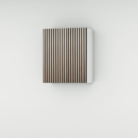 Meuble haut façade Tasseaux noire larg. 60cm x H71.5cm