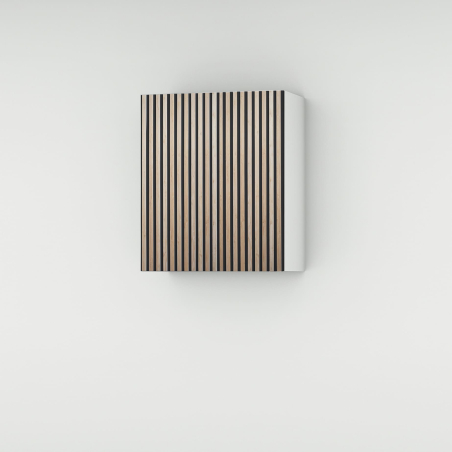 Meuble haut façade Tasseaux noire larg. 60cm x H71.5cm