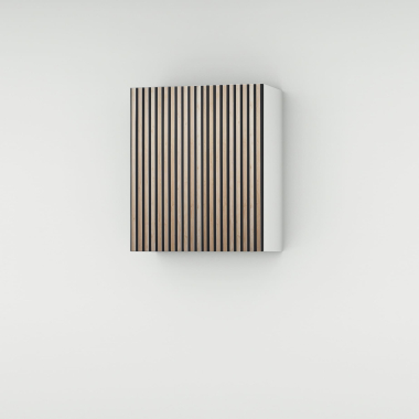 Meuble haut façade Tasseaux noire larg. 60cm x H71.5cm