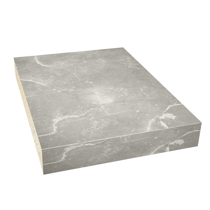 Plan de travail stratifié décor Botticino L205xl62xe3,8cm