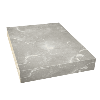 Plan de travail stratifié décor Botticino L205xl62xe3,8cm