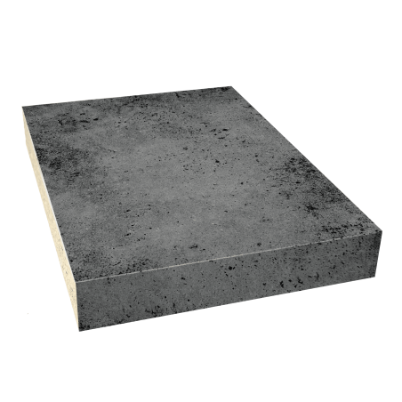 Plan de travail stratifié décor Pierre Grise L205xl62xe3,8cm
