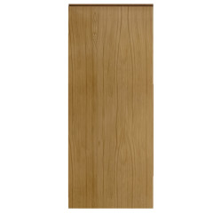 Façade plaquée chêne poignée intégrée larg. 60cm x H142.2cm