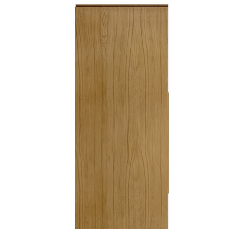 Façade plaquée chêne poignée intégrée larg. 60cm x H142.2cm