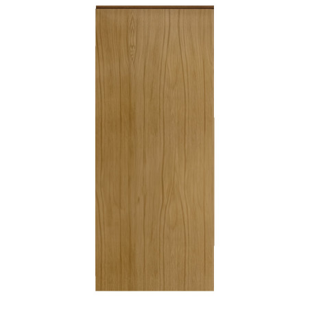 Façade plaquée chêne poignée intégrée larg. 60cm x H142.2cm