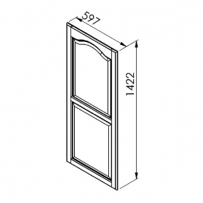 Porte Champêtre L600xH1422