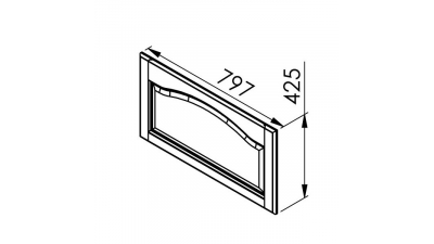 Porte Champêtre L800xH425